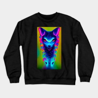 Psychedelic Wolf Crewneck Sweatshirt